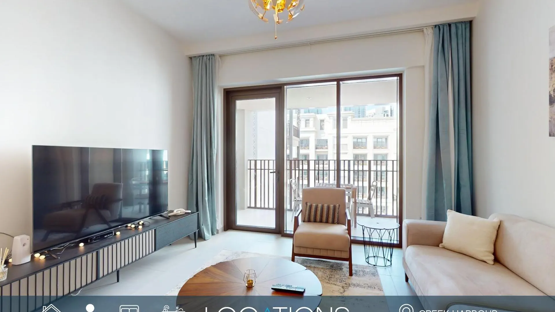 Surf At Creek Beach - Neat One Bedroom Dubai
